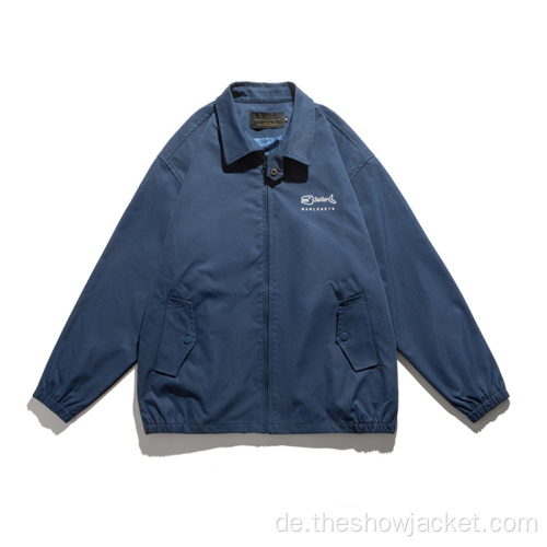 Großhandel OEM Custom Printed Coaches Jacket für Männer